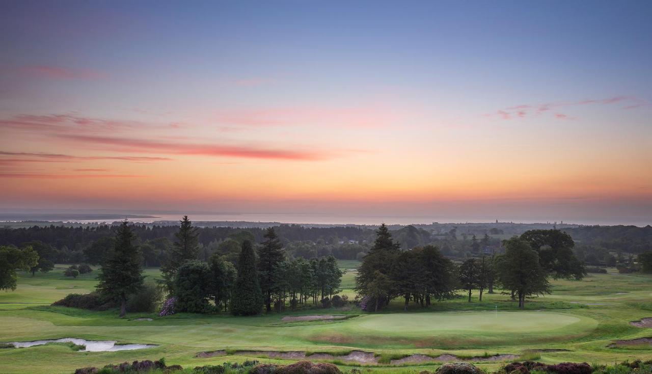 Old Course Hotel St Andrews Esterno foto Sunset at the golf course